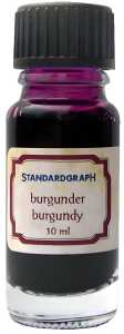 Standardgraph Feine Tinte 10 ml burgunder, im Glas