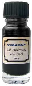 Standardgraph Feine Tinte 10 ml kohlenschwarz, im Glas