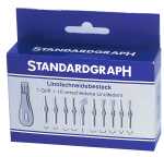 Standardgraph Linolfedern 10 St. mit Griff Pack
