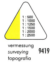 STDGRAPH Dreikantmaßstab VERMESSUNG 1 Stück