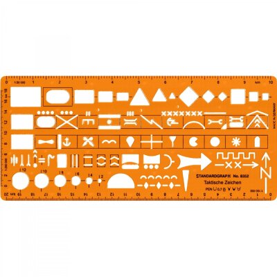 STDGRAPH Truppenzeichenschablone 1 Stück