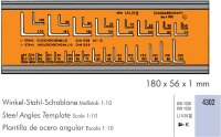 STDGRAPH Winkel-Stahl-Schablone 1 Stück