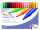 Pentel Faserschreiber Colour Pen 0,6mm Set 36 Farben sortiert