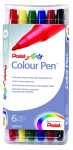 Pentel Faserschreiber Colour Pen 0,6mm Set 6 Farben sortiert