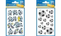 Zweckform Schmucketikett Fußball sw/ws 53708