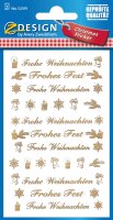 Zweckform 52391 gold Weihn.Schmucketikett Schriften