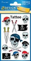 Zweckform Tattoo Piraten-Totenkopf fbg. 56632