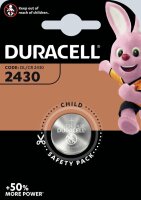 Duracell Knopfzellen-Batterie 2430B1 DURACEL DUR030398  1ST