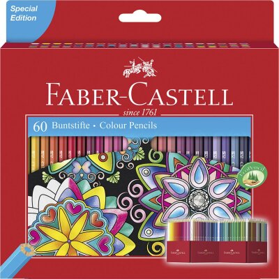 Faber Castell Buntstift Castle 60er Kartonetui