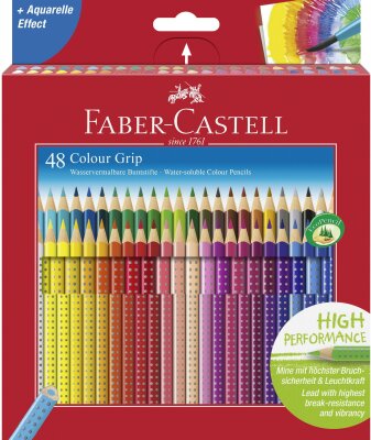 Faber Castell Buntstift Colour Grip 48er Kartonetui