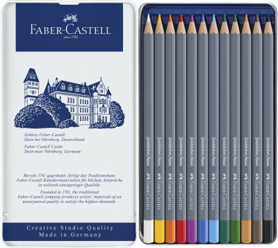 Faber Castell Aqua.stift Goldfaber Aqua 12-Metalletui