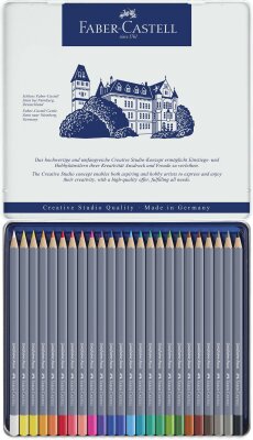 Faber Castell Aqua.stift Goldfaber Aqua 24-Metalletui