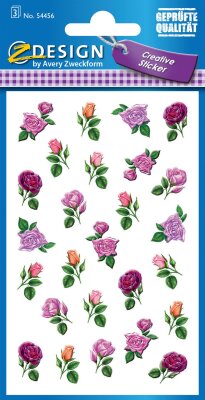 Zweckform 54456 Flowersticker Schmucketikett kleine Blüten