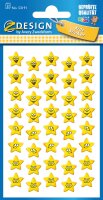 Zweckform 53191 Kidssticker Schmucketikett Sterne m.Smiley