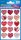 Zweckform 57521 Foliensticker Schmucketikett Herzen rot/pink