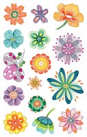 Zweckform 54484 Sticker Flower Fantasie