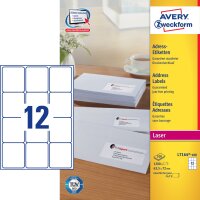 Zweckform L7164-100 Universaletiketten 63,5x72mm w