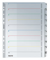 LEITZ Register A4 1-10 grau REGIST.A4 KTN 1-10 4331-00-00...