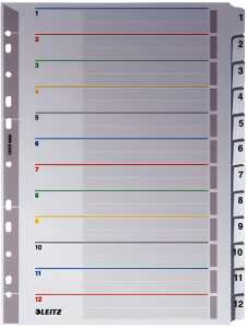 LEITZ Register A4 112 grau REGIST.A4 KTN 112 43320000 WIEDERBESC