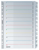 LEITZ Register A4 1-12 grau REGIST.A4 KTN 1-12 4332-00-00...