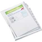 LEITZ Register-Prospekthülle blank o A4 PP 10-teilig...