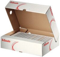 ESSELTE Archivbox 320x255x80mm weiß Archivbox...