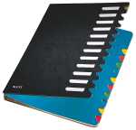 LEITZ Pultordner Deskorganizer Colo r A4 1-12 schwarz...