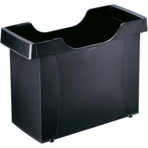 LEITZ Hängemappenbox UniBox Plus für Hängemappen A4 Polystyrol schwarz