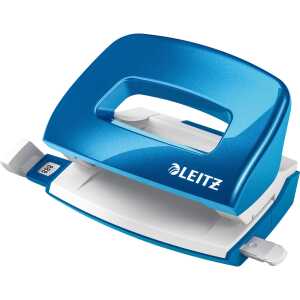 LEITZ Locher Mini NeXXt WOW met.blau mit Anschlagschie