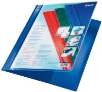 LEITZ Plastik Hefter A4 blau A 4 PVC-Hartfolie...