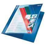 LEITZ Plastik Hefter A4 blau A 4 PVCHartfolie...