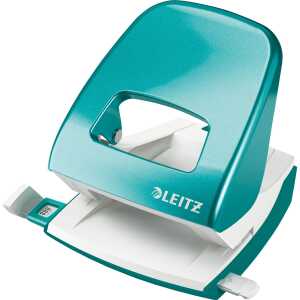 LEITZ Wow eisblau metalllic Bürolocher NeXXt Metall mit Anschlagsch