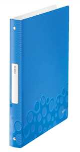 Ringbuch WOW A4 PP 4Ringe Ø 25mm blau metallic