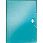 Leitz Fächermappe WOW DIN A4 Polypropylen eisblau 6...