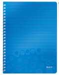Collegeblock WOW A4 PP-Einband kariert blau metallic