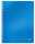 Collegeblock WOW A4 PP-Einband kariert blau metallic