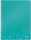 Collegeblock WOW A4 PP-Einband kariert eisblau metallic
