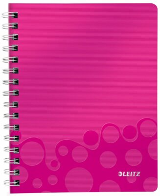 LEITZ Collegeblock A5 Wow pink metal Kollegblock WOW holzfrei chlorarm gebl