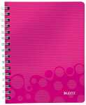 Collegeblock WOW A5 PP-Einband liniert pink metallic