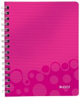 LEITZ Collegeblock A5 Wow pink metal Kollegblock WOW...