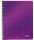 Collegeblock WOW A5 PP-Einband liniert violett metallic