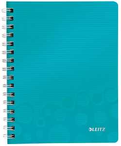 Collegeblock WOW A5 PP-Einband liniert eisblau metallic
