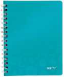 Collegeblock WOW A5 PP-Einband liniert eisblau metallic