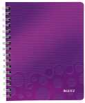 Collegeblock WOW A5 PP-Einband kariert violett metallic