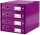 LEITZ Schubladenbox Click und Store W OW 4 Schübe violett (80604962)