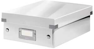 LEITZ Archivbox A5 Wow weiß Organisationsbox Click und Store WOW klein