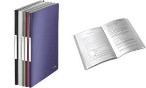 Sichtbuch A4 Style arktik weiß mit 20 Hüllen fest eingebunden dokumen