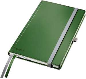 LEITZ Notizbuch Style A5 kar. seladon grün Style A5 kariert mit festem