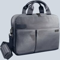 LEITZ Notebooktasche 133 silbergrau Laptop Tasche Smart...