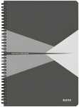LEITZ Collegeblock Office PP A4 liniert grau Office mit...